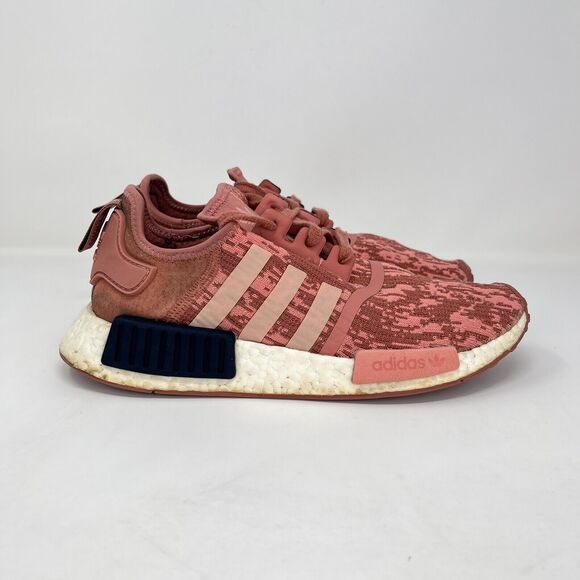 Adidas NMD-R1 Raw Pink Sneakers Comfort Shoes BY9648 Women's Size 8.5 - Picture 1 of 10